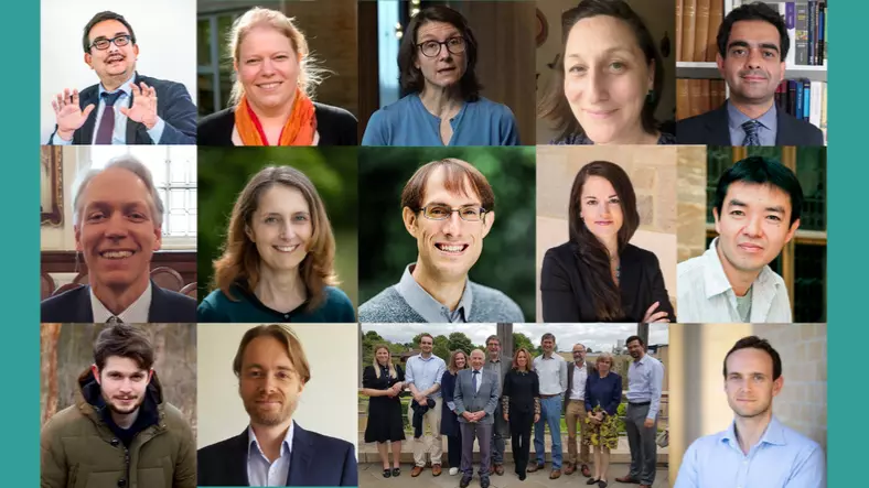 Individual portraits of the Teaching Excellence Award winners 2021-22 in a grid