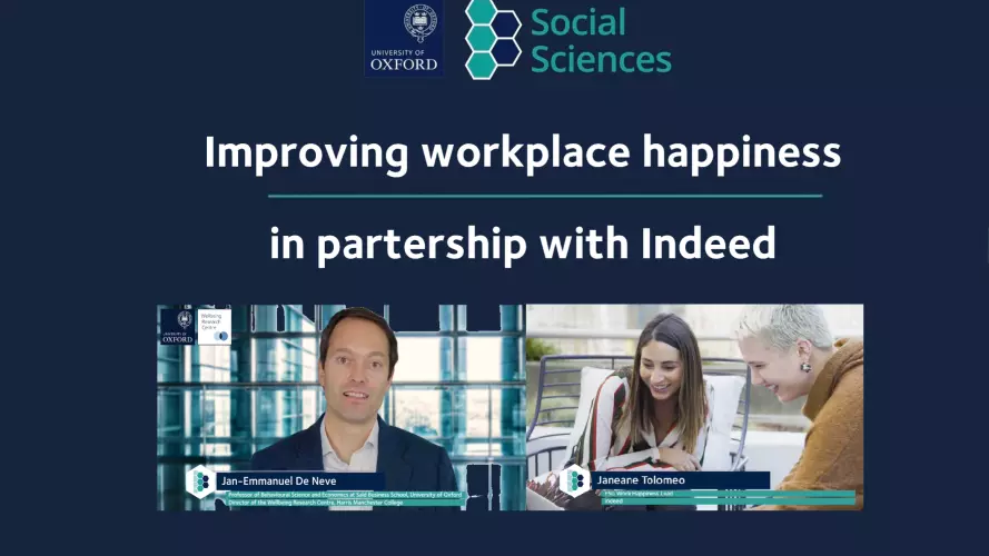 Improving workplace happiness in partnership with Indeed