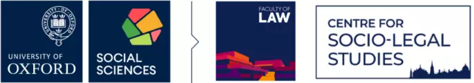 University of Oxford, SSD, Faculty of Law and Centre for Socio-Legal Studies logos